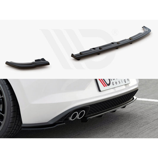 Maxton Design Street Plus Central Rear Splitter V2 - VW Polo GTI Mk6 (AW)