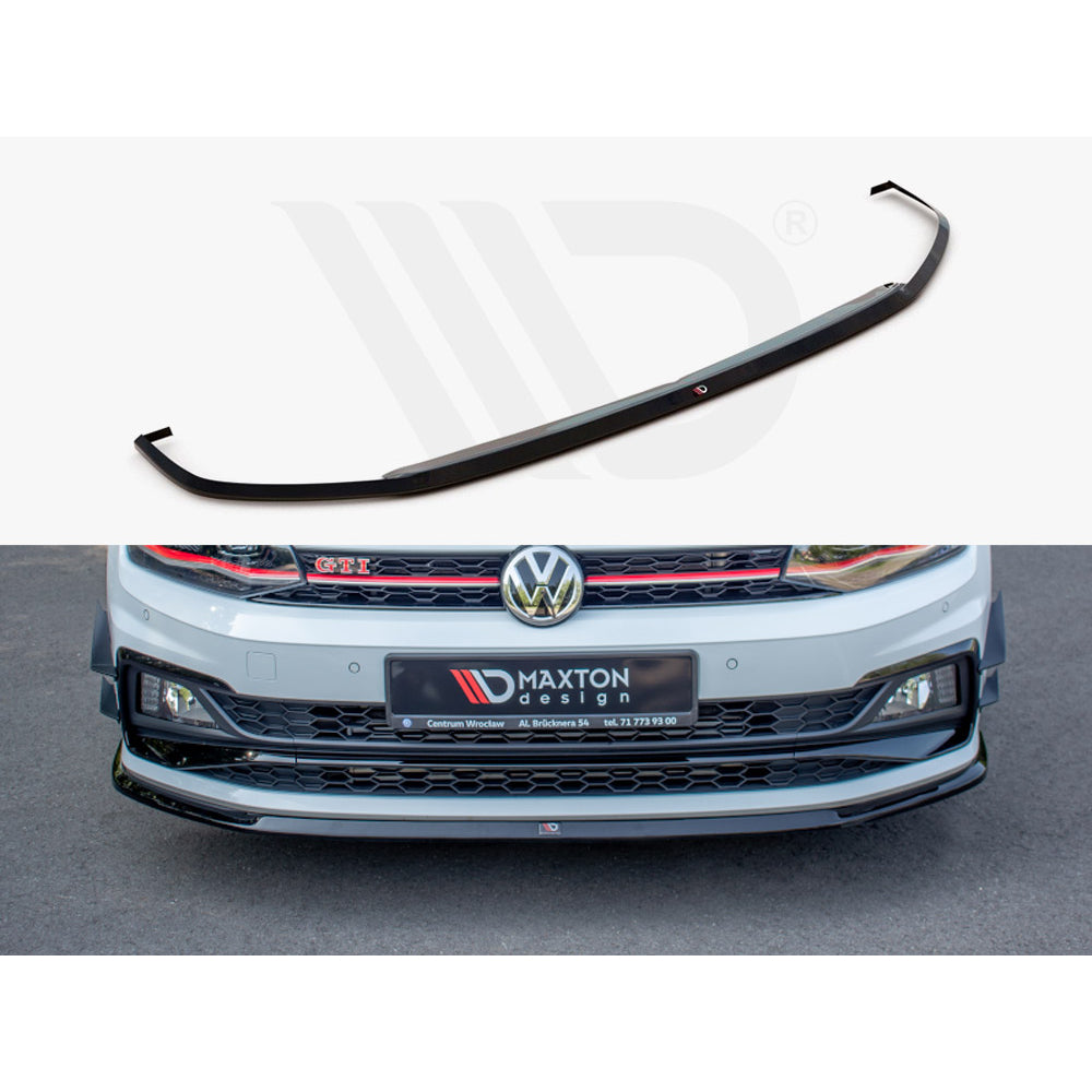 Maxton Design Street Plus Front Splitter V3 - VW Polo GTI Mk6 (AW)