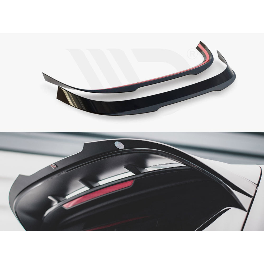 Maxton Design Street Plus Spoiler Cap V2 - VW Golf R Mk8 Performance
