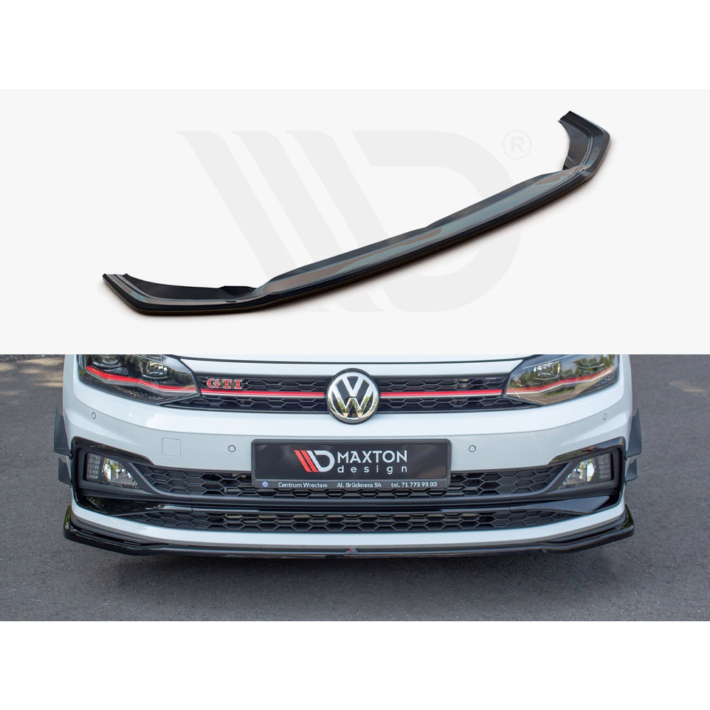 Maxton Design Street Plus Front Splitter V2 - VW Polo GTI Mk6 (AW)