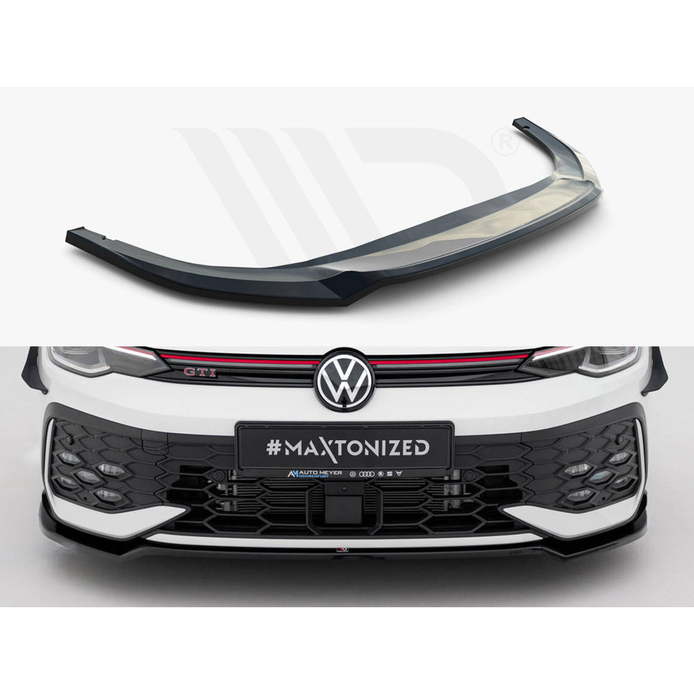 Maxton Design Street Plus Front Splitter V3 - VW Golf GTI Mk8.5