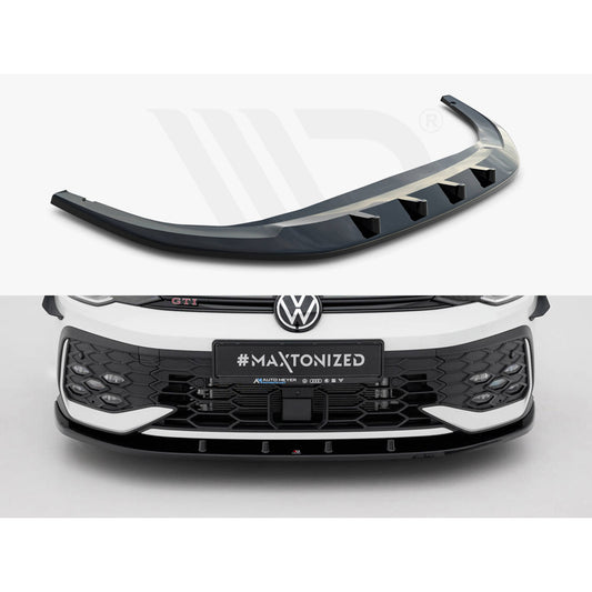 Maxton Design Street Plus Front Splitter V2 - VW Golf GTI Mk8.5