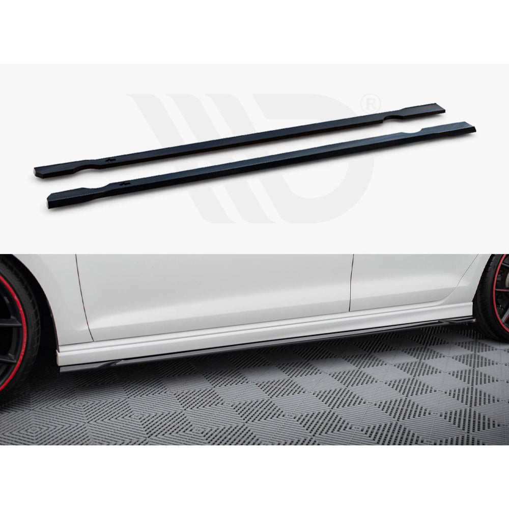 Difusores de faldones laterales Maxton Design Street Plus V4 - VW Golf R Mk7
