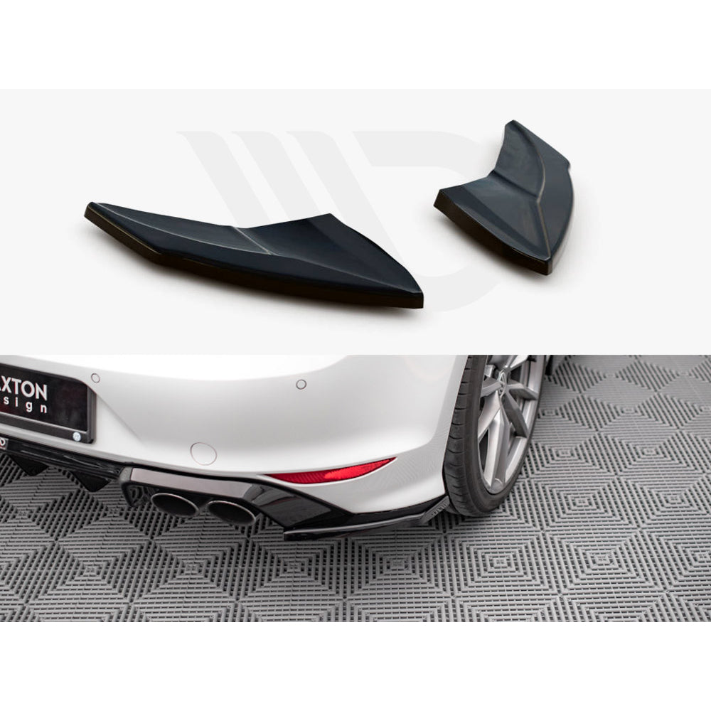 Maxton Design Street Plus Rear Side Splitters V4 - VW Golf R Mk7