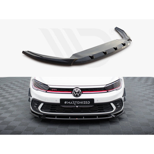 Maxton Design Street Plus Front Splitter V2 - VW Polo GTI Mk6.5 (BZ) Facelift