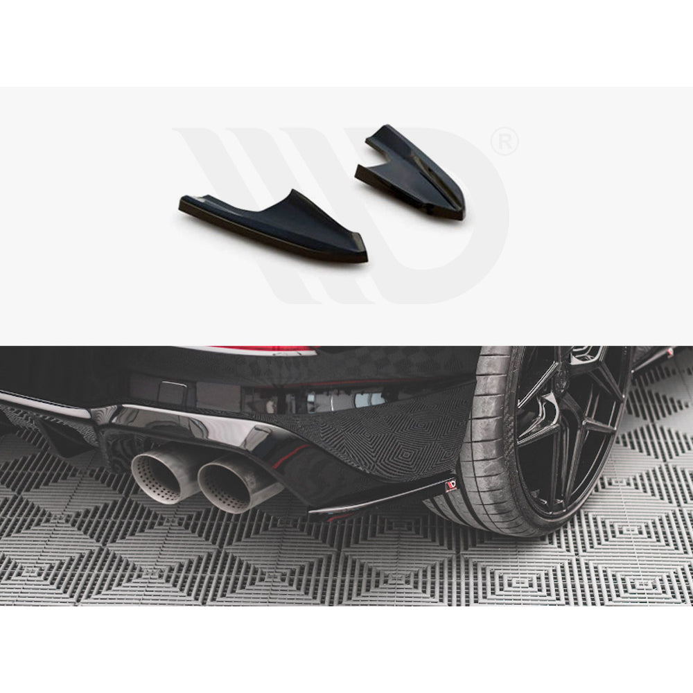 Maxton Design Street Plus Rear Side Splitters V3 - VW Golf R Mk8