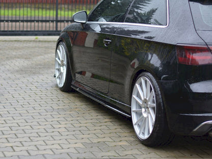 Maxton Design Street Plus Side Skirt Diffusers - Audi S3 8V Hatchback