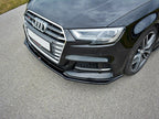 Maxton Design Street Plus Front Splitter V1 - Audi S3 8V.2 Saloon Facelift