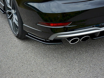 Maxton Design Street Plus Rear Side Splitters V1 - Audi S3 8V Saloon Facelift