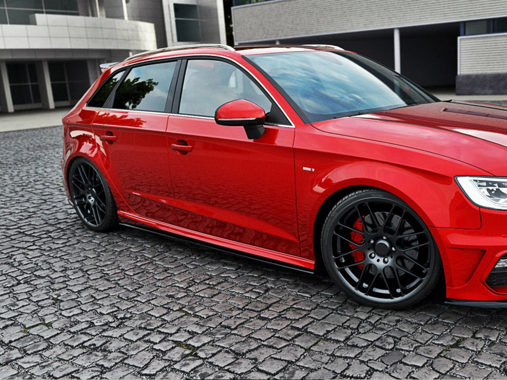 Maxton Design Street Plus Side Skirt Diffusers V1 - Audi S3 8V Sportback