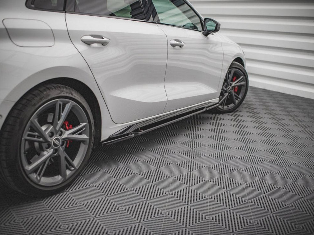 Maxton Design Street Plus Side Skirt Diffusers V1 - Audi S3 8Y