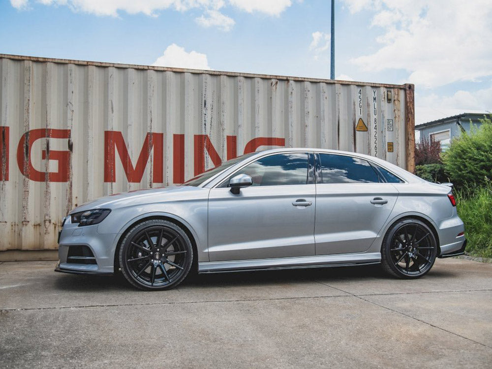 Maxton Design Street Plus Side Skirt Diffusers V2 - Audi S3 8V.2 Saloon Facelift