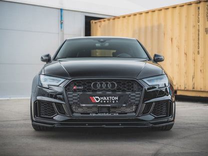 Maxton Design Street Plus Front Splitter V4 - Audi RS3 8V Facelift