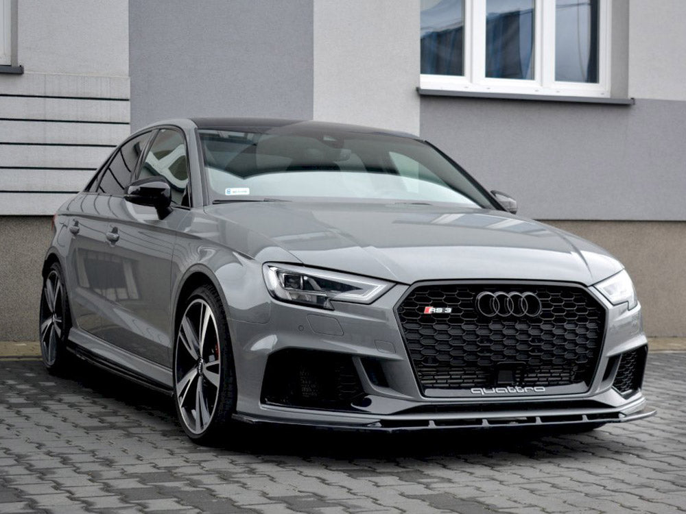 Maxton Design Street Plus Front Splitter V1 - Audi RS3 8V Saloon Facelift