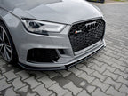 Divisor delantero Maxton Design Street Plus V1 - Audi RS3 8V Sedán Facelift