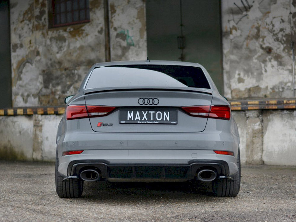 Maxton Design Street Plus Rear Side Splitters V1 - Audi RS3 8V Saloon Facelift