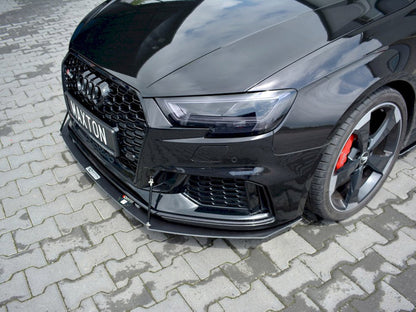 Maxton Design Racing Front Splitter V1 - Audi RS3 8V.2 Sportback