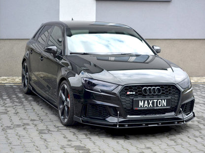 Maxton Design Racing Front Splitter V2 - Audi RS3 8V.2 Sportback