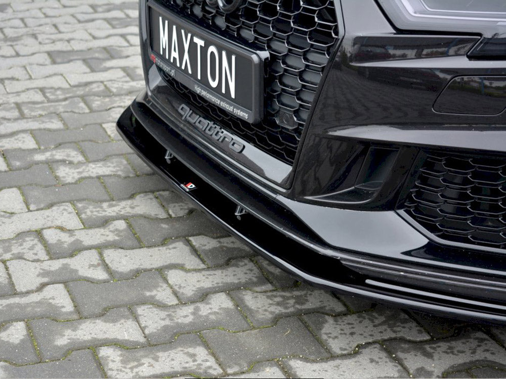 Maxton Design Street Plus Front Splitter V1 - Audi RS3 8V Facelift