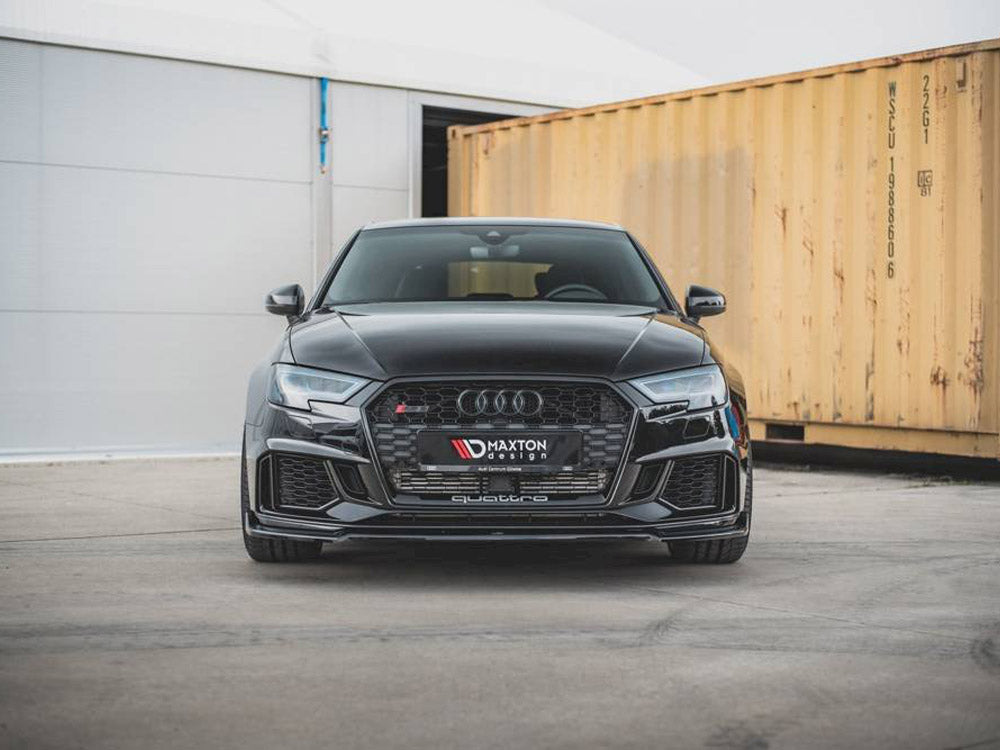 Maxton Design Street Plus Front Splitter V3 - Audi RS3 8V Facelift