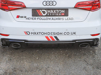 Maxton Design Street Plus Rear Side Splitters V1 - Audi RS3 8V Sportback Facelift