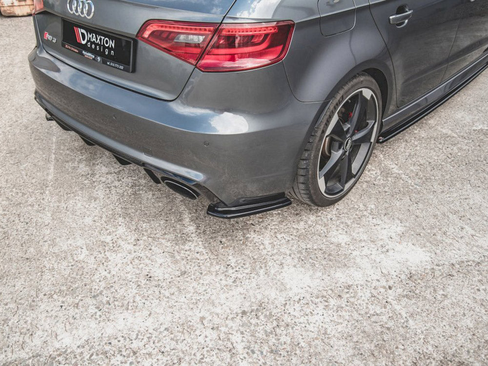 Maxton Design Street Plus Rear Side Splitters V1 - Audi RS3 8V Sportback