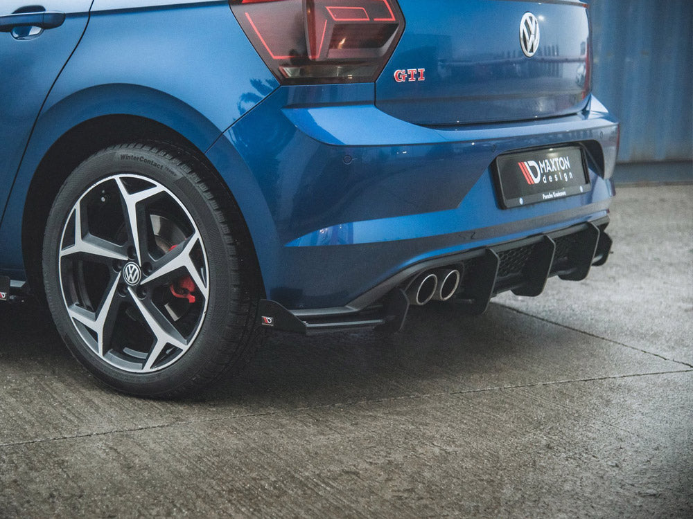 Maxton Design Street Pro Rear Diffuser + Flaps - VW Polo GTI Mk6 (AW)