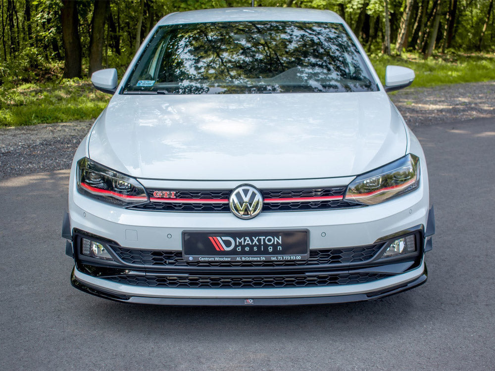 Maxton Design Street Plus Front Splitter V3 - VW Polo GTI Mk6 (AW)