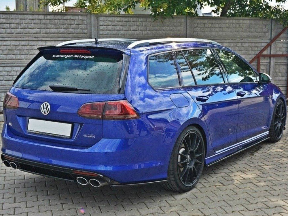 Maxton Design Street Plus Rear Side Splitters - VW Golf R Mk7 Estate