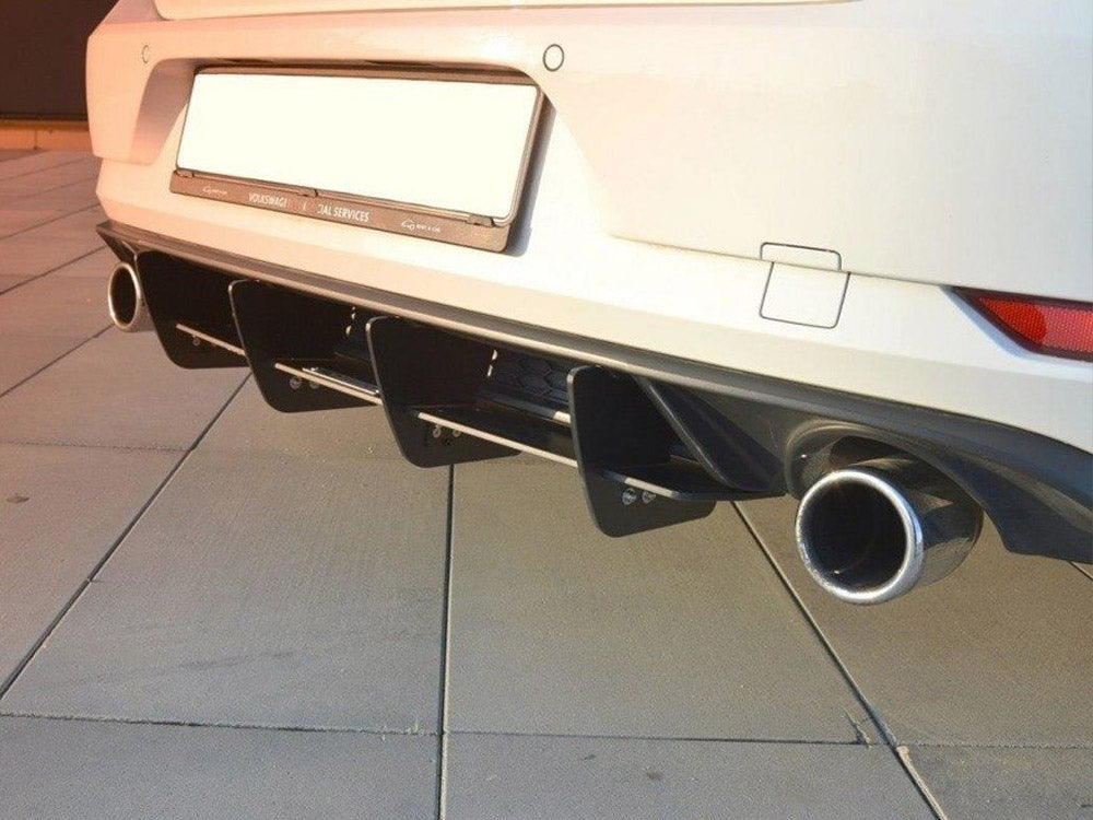 Maxton Design Racing Rear Diffuser - VW Golf GTI Mk7.5