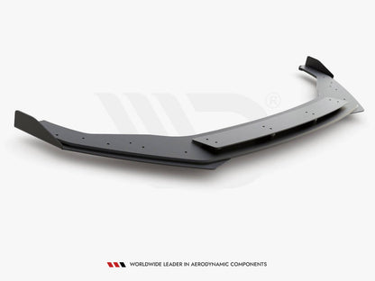 Maxton Design Street Pro Front Splitter V1 + Flaps - VW Golf R Mk7.5