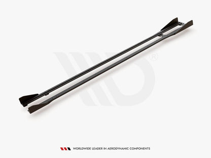 Maxton Design Street Pro Side Skirt Diffusers + Flaps - VW Golf R Mk7.5