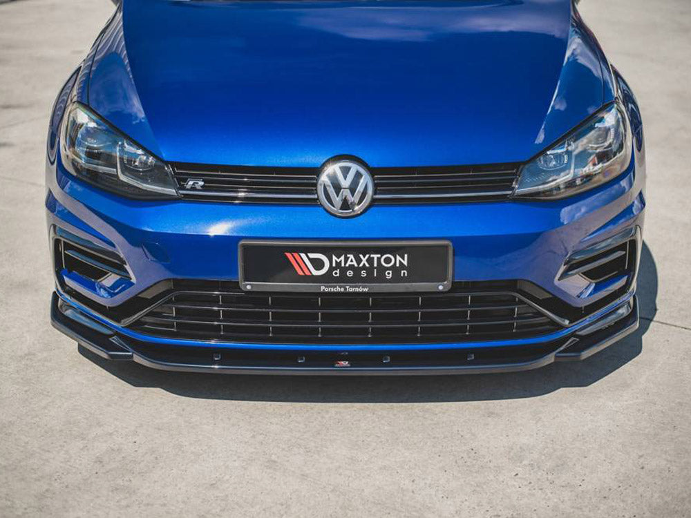 Maxton Design Street Plus Front Splitter V9 - VW Golf R Mk7.5