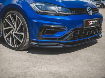 Maxton Design Street Plus Front Splitter V9 - VW Golf R Mk7.5