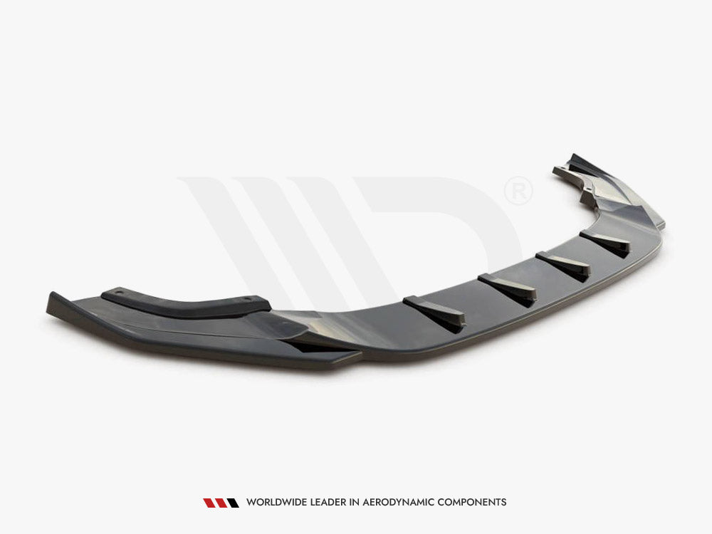 Maxton Design Street Plus Front Splitter V9 - VW Golf R Mk7.5