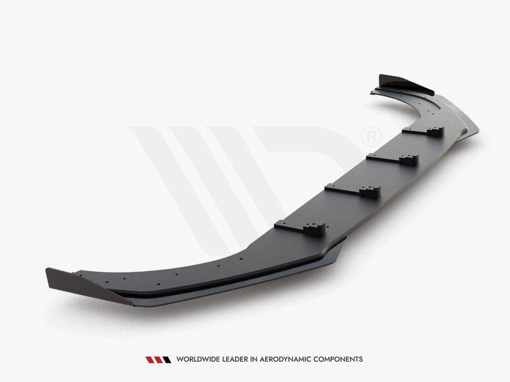 Maxton Design Street Pro Front Splitter + Flaps - VW Golf GTI Mk8