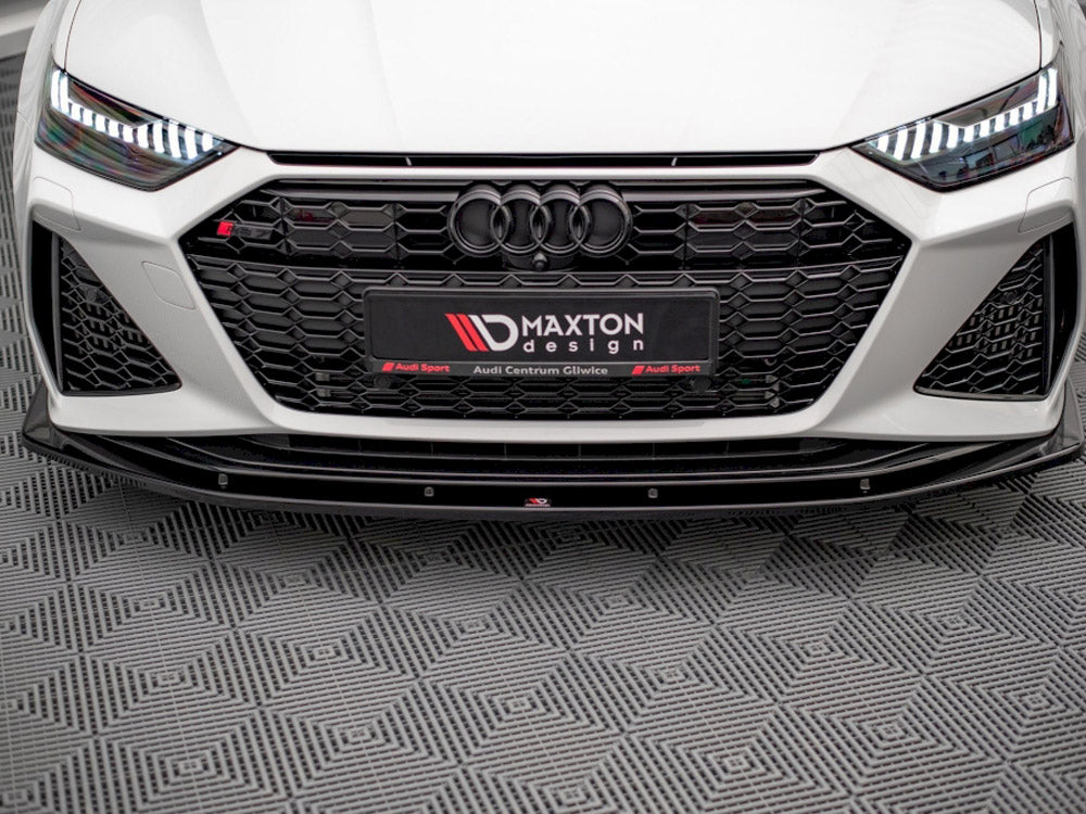 Maxton Design Street Plus Front Splitter V2 - Audi RS6/RS7 C8