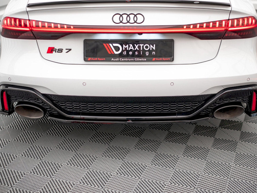 Maxton Design Street Plus Central Rear Splitter - Audi RS6/RS7 C8