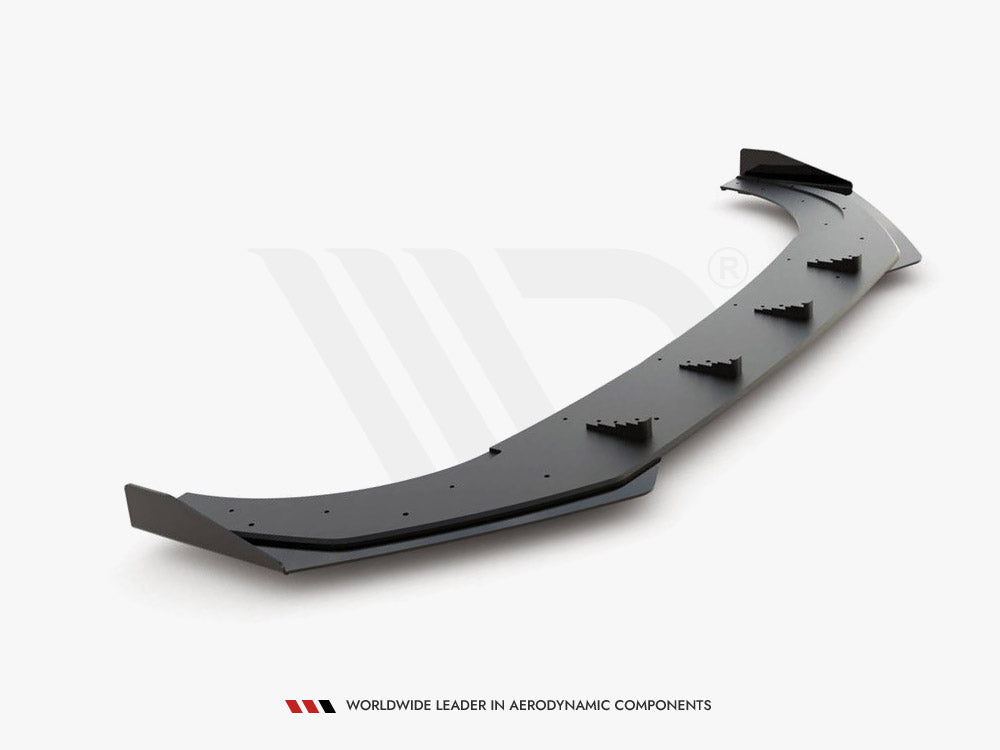 Maxton Design Street Pro Front Splitter + Flaps - VW Golf GTI Mk8 Clubsport