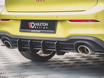 Maxton Design Street Pro Rear Diffuser V1 - VW Golf GTI Mk8 Clubsport