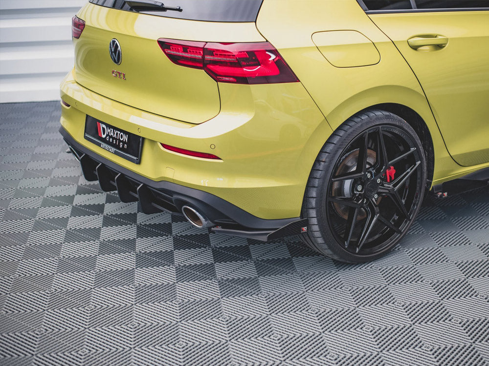 Divisores laterales traseros y aletas Maxton Design Street Pro - VW Golf GTI Mk8 Clubsport