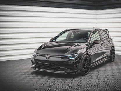 Maxton Design Street Plus Front Splitter V6 - VW Golf R Mk8