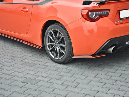 Maxton Design Street Plus Rear Side Splitters V2 - Toyota GT86 Facelift