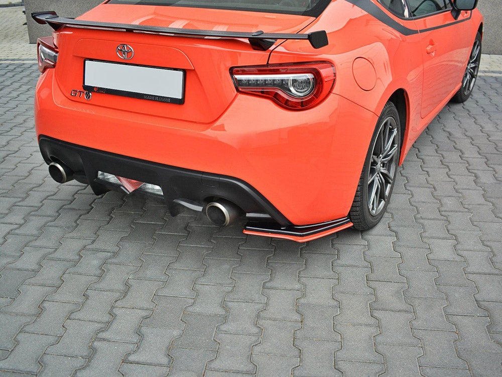 Maxton Design Street Plus Rear Side Splitters V2 - Toyota GT86 Facelift