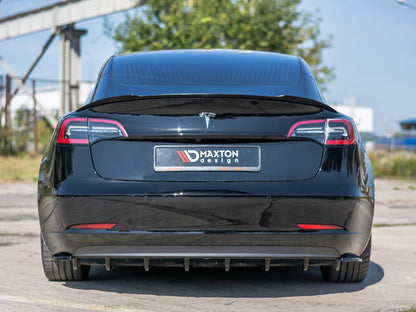 Maxton Design Street Plus Rear Side Splitters V1 - Tesla Model 3