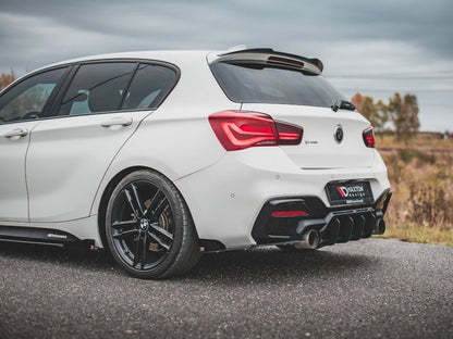 Maxton Design Street Pro Rear Side Splitters V3 + Flaps - BMW M135i/M140i F20/F21