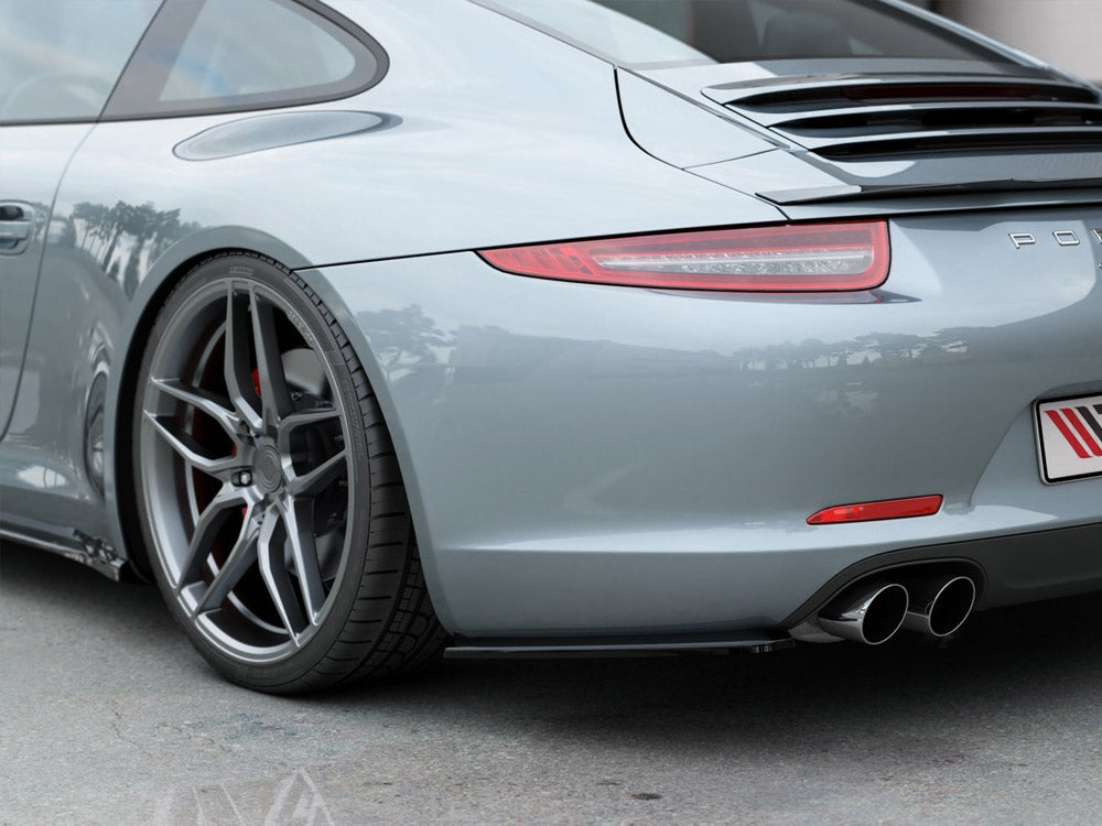 Maxton Design Street Plus Rear Side Splitters - Porsche 911 Carrera S 991.1