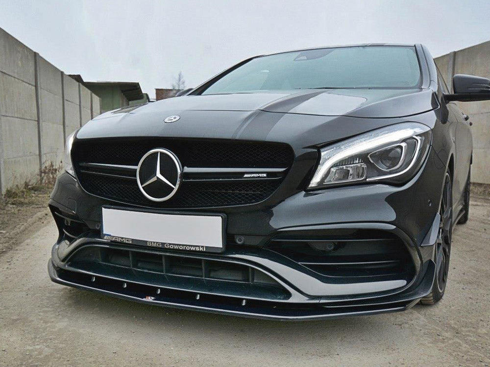 Maxton Design Street Plus Front Splitter V1 - Mercedes CLA45 AMG C117 Facelift