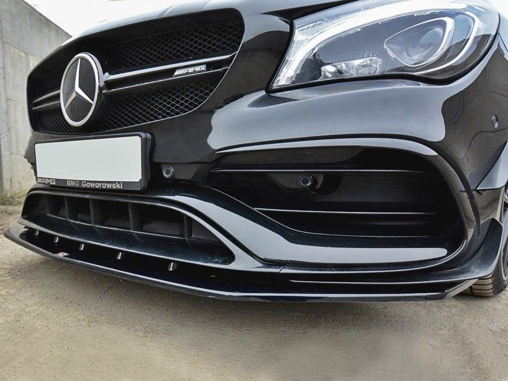 Maxton Design Street Plus Front Splitter V1 - Mercedes CLA45 AMG C117 Facelift