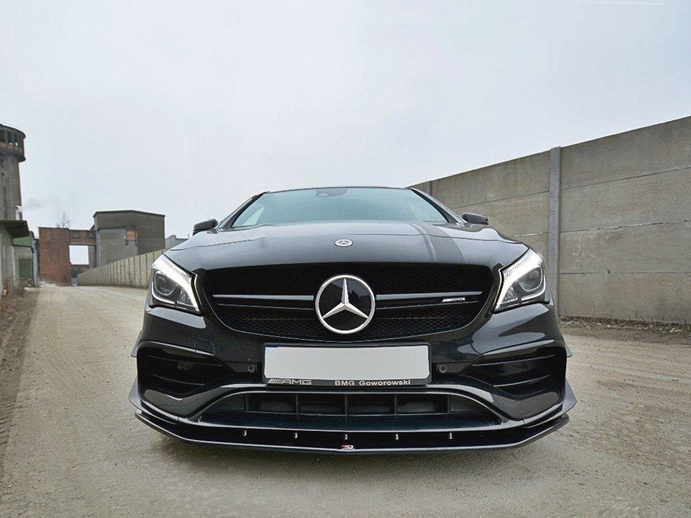 Maxton Design Street Plus Front Splitter V1 - Mercedes CLA45 AMG C117 Facelift